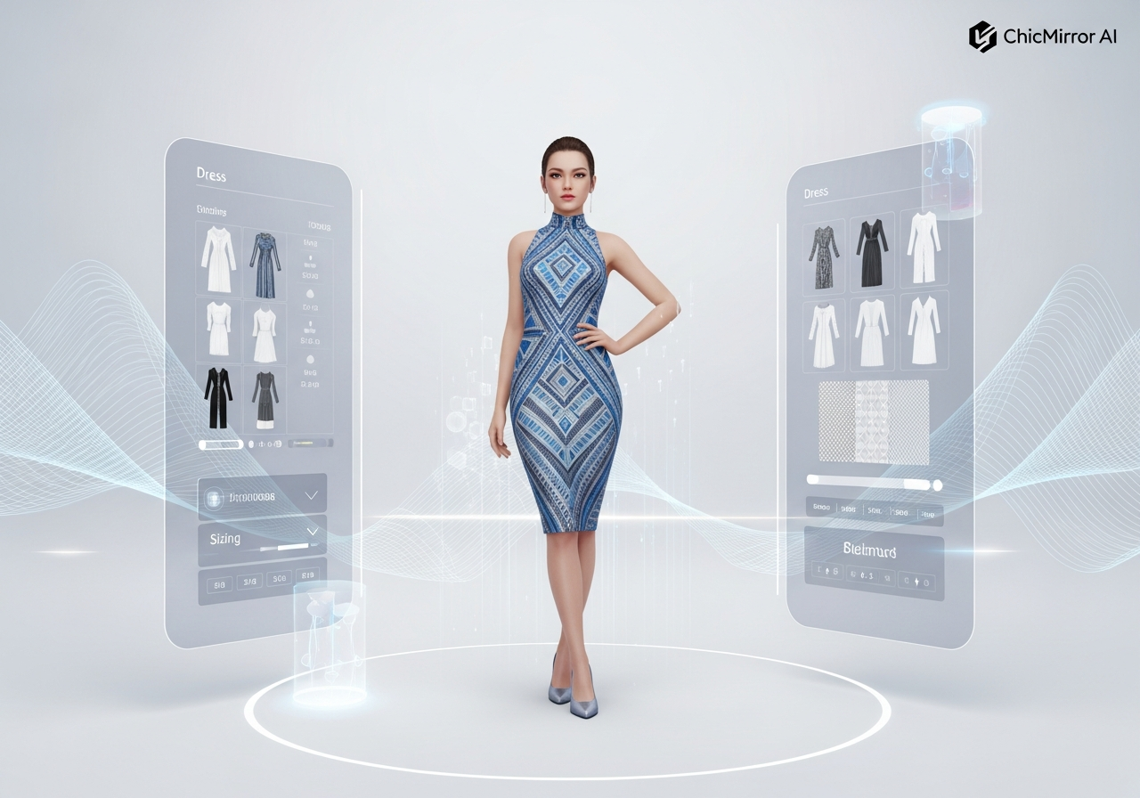 AI Примерочная: создать инфографику одежды на моделях